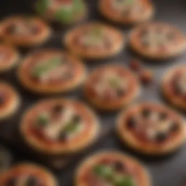 Fun personalized mini pizzas