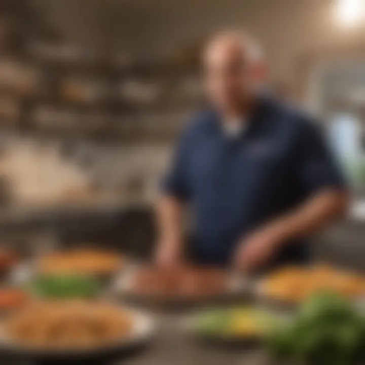 Michael Symon engaging with the community through food initiatives