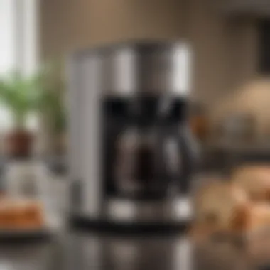 User-friendly design of the Mr. Coffee Breadmaker highlighting its compact size and sleek appearance.