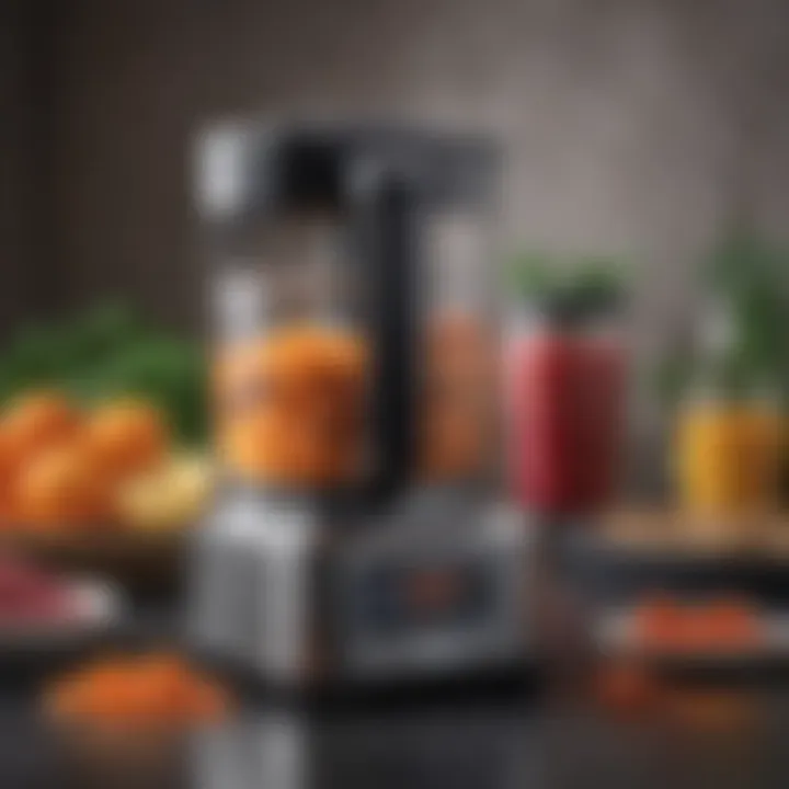 Ninja food processor showcasing sleek design and functionality