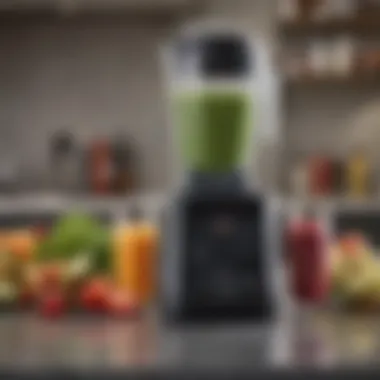 Vitamix Blender Features A powerful Vitamix blender displaying its robust features and modern aesthetics