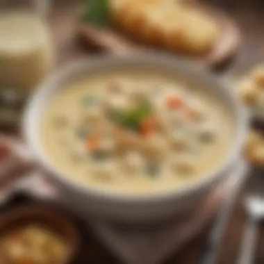 A bowl of Olive Garden Gnocchi Soup showcasing its creamy texture and vibrant ingredients.