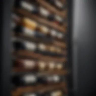 Different types of wine racks suited for fridge organization