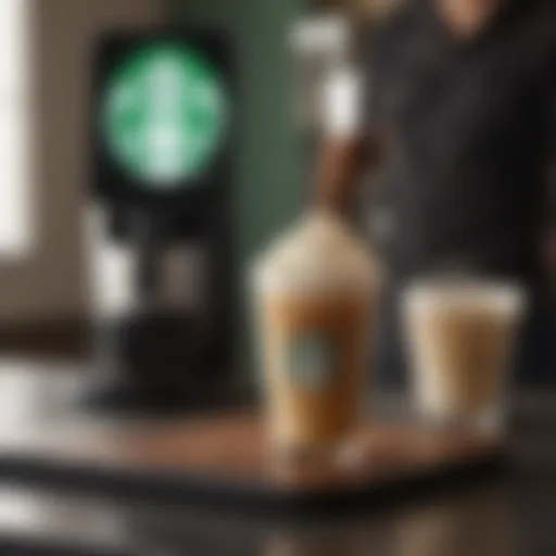 Starbucks app interface showcasing pour over coffee option