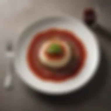 A beautifully plated dish featuring Pace Sauce as a garnish