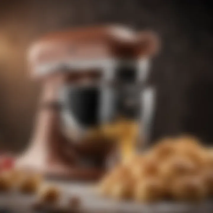 Close-up of a pastry mixture demonstrating texture and consistency