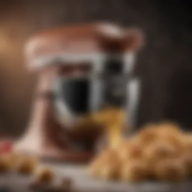 The perfect texture achieved with a pastry mixer Close-up of a pastry mixture demonstrating texture and consistency