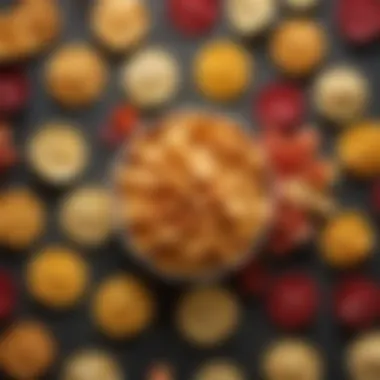 Evolution of Poppable Chips Flavors A colorful spread showcasing the evolution of poppable chips flavors over time