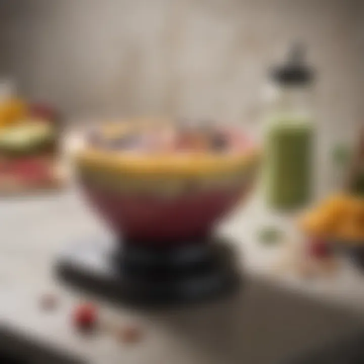 High-quality smoothie bowl maker on a kitchen counter