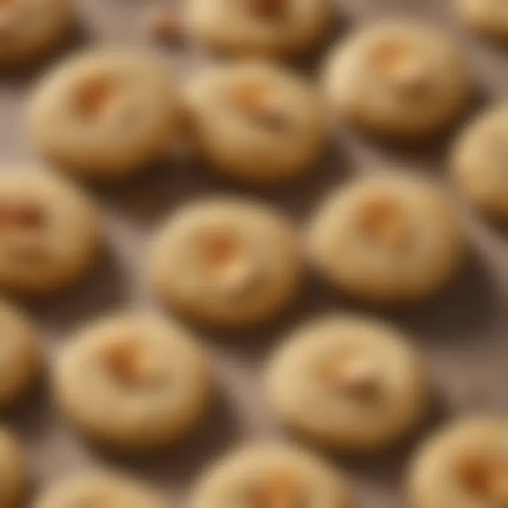 Elegant almond flour cookies with a hint of vanilla