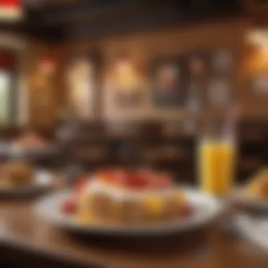 Cozy Breakfast Dining at TGI Fridays A cozy dining experience at TGI Fridays during breakfast