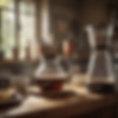 Historical context of coffee brewing with vacuum carafe