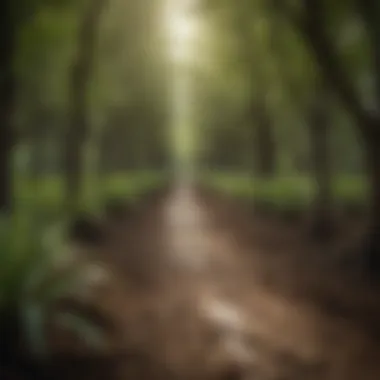 A lush vanilla plantation illustrating the cultivation environment