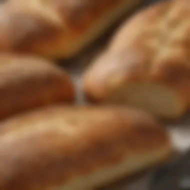 Close-up of the Challenger Bread Pan's material quality