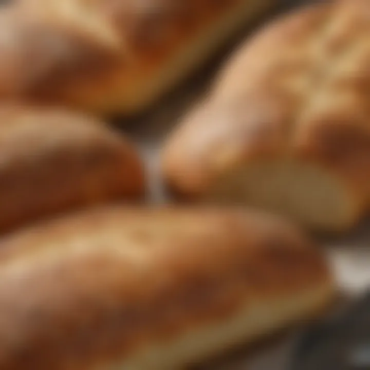 Close-up of the Challenger Bread Pan's material quality