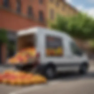 Logistics of organic fruit delivery service