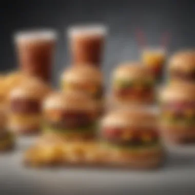 Customized Meal Options A stylish McDonald's meal customization with unique flavors