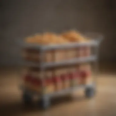 Efficient Storage in Island Carts Functional island cart showcasing storage solutions
