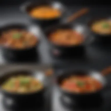 Comparison of light cast iron wok with other cookware types