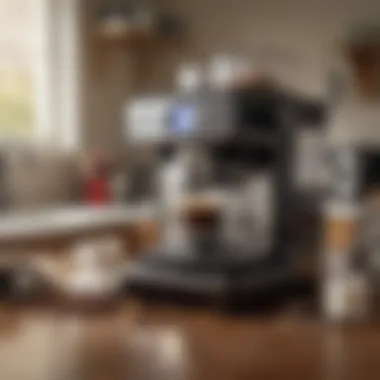 Disassembled Coffee Maker Coffee maker disassembled for deep cleaning