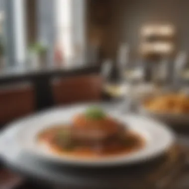 Gourmet Dining Experience in Nashville Elegant dining setup showcasing gourmet dishes