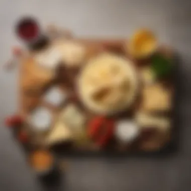 A platter featuring tremor cheese among various accompaniments