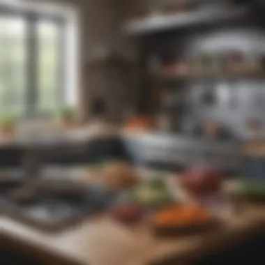 A well-organized kitchen with essential utensils and gadgets