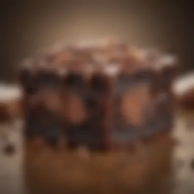 Decadent Chocolate Brownie Decadent chocolate brownie with a glossy top and fudgy texture