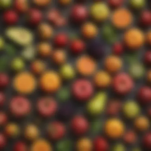 A vibrant assortment of fruits and vegetables identified in the Dirty Dozen list