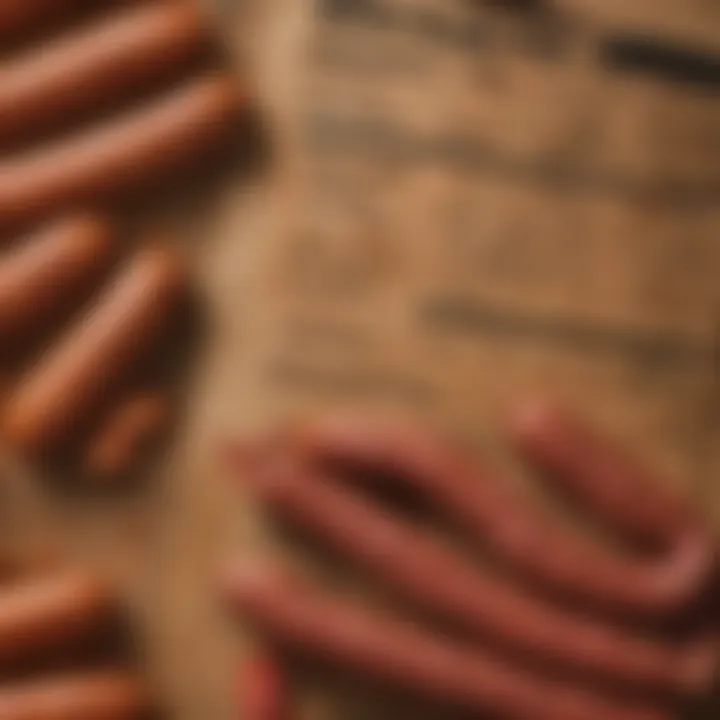 Nutritional facts label of Johnsonville sausage links