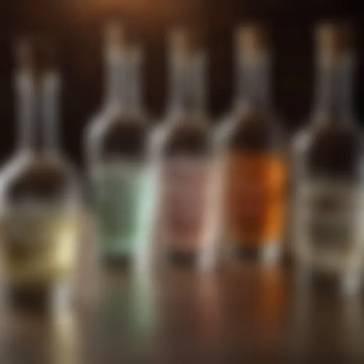 Flavor profiles showcasing mezcal and tequila