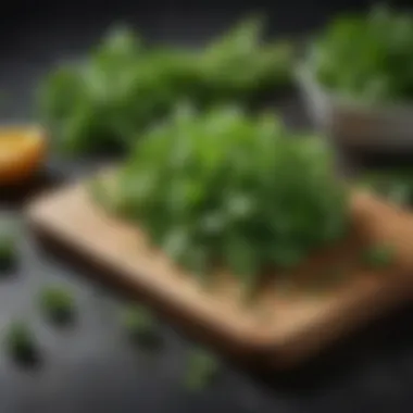 Herbs that Elevate Flavor: Cilantro and More A vibrant medley of fresh herbs including cilantro and parsley