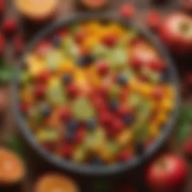 Nourishing Fruit Medley A vibrant fruit salad showcasing the benefits of healthy eating.