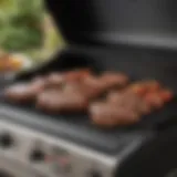 A sleek Weber gas grill showcasing advanced features