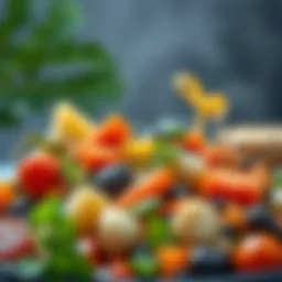 Colorful vegetable medley featuring a variety of seasonal produce