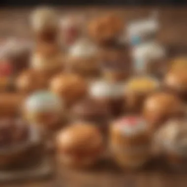 An array of delicious Dairy Queen menu items