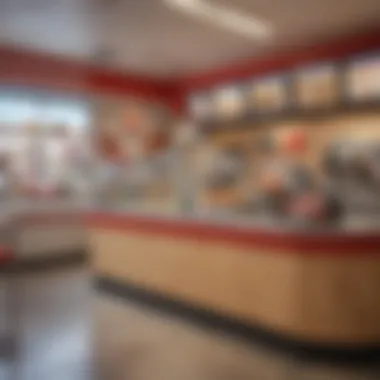A vibrant DQ store interior showcasing the menu
