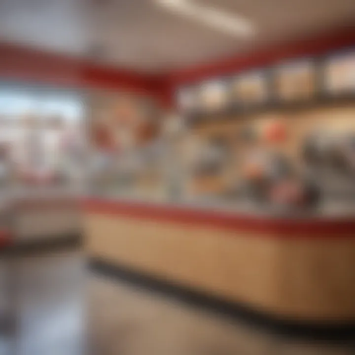 A vibrant DQ store interior showcasing the menu